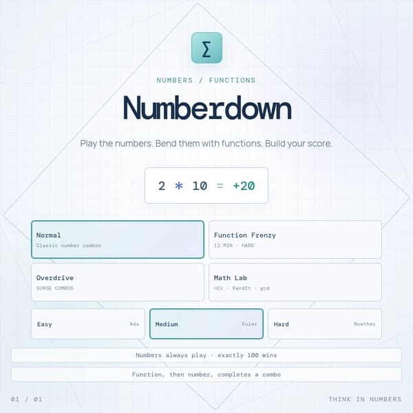 Numberdown