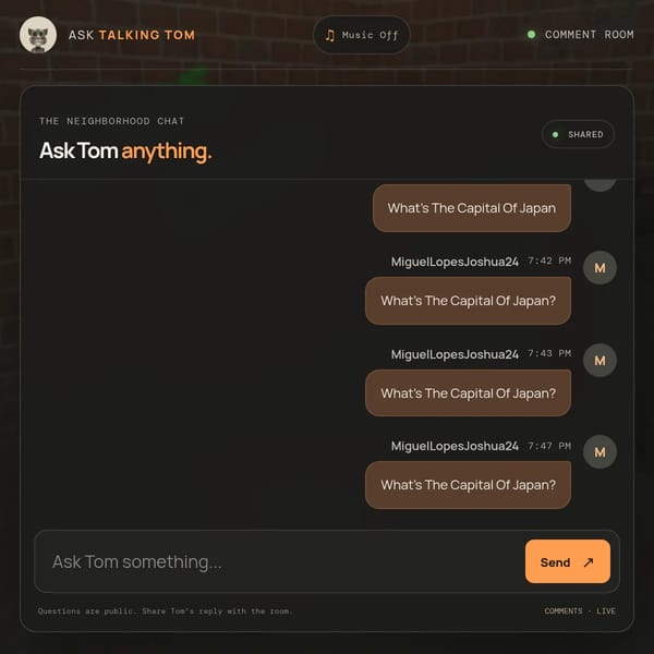 Ask Talking Tom