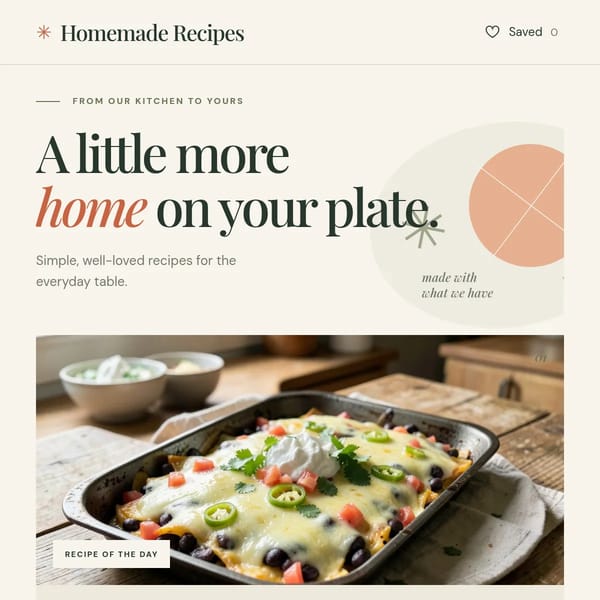 Homemade Recipes