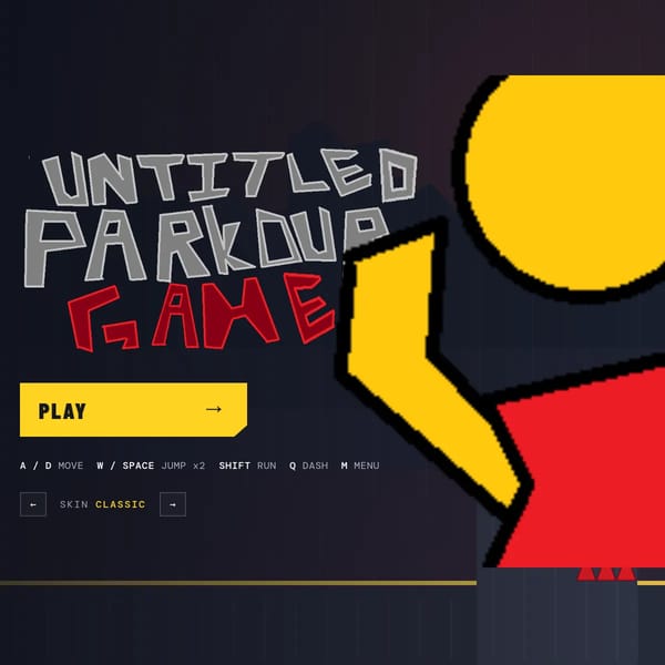 Untitled PARKOUR Game ALPHA 1