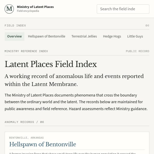 Latent Places