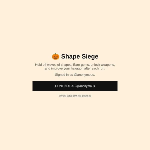 Shape Siege (halloween upd🎃)