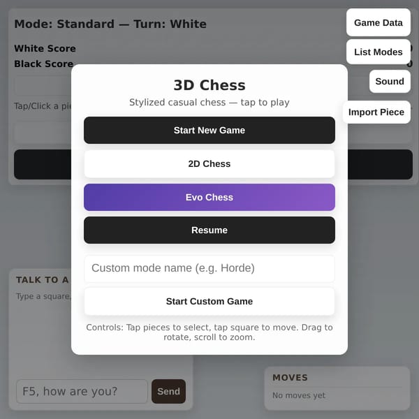 3D Chess (angled view)