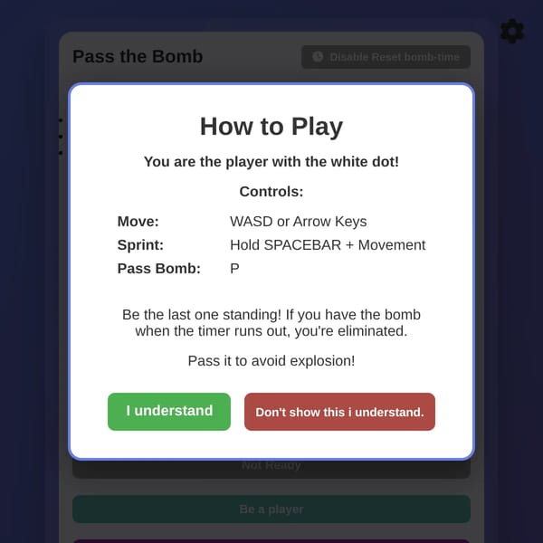 Pass the Bomb (Updates ideas)
