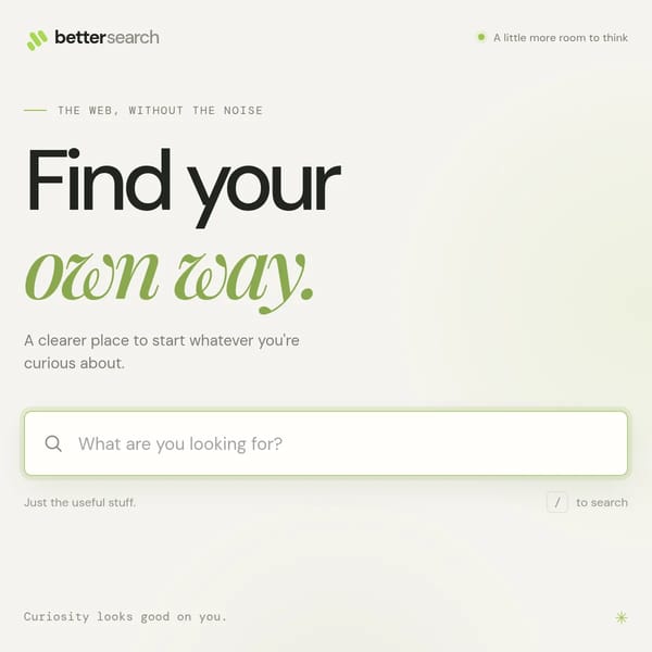 Better Search