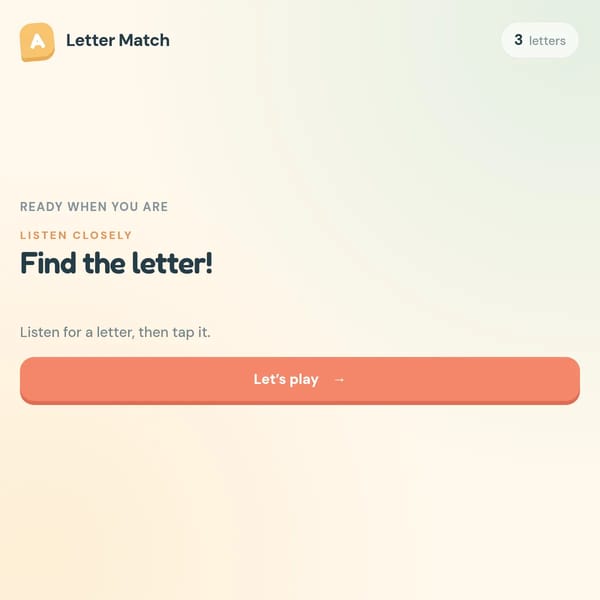 Letter Match