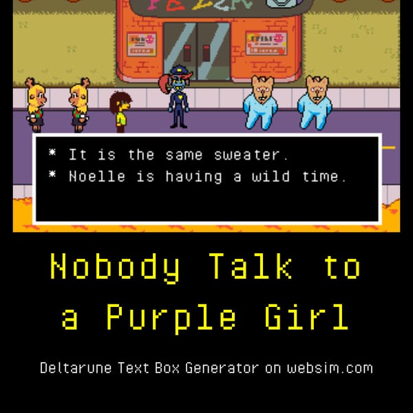 Deltarune Text Box Generator & Undertale Dialogue Maker