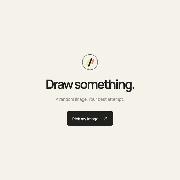 Draw Something from a random image from the web