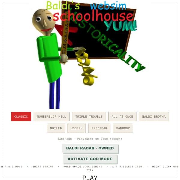 baldis websim basics (release)