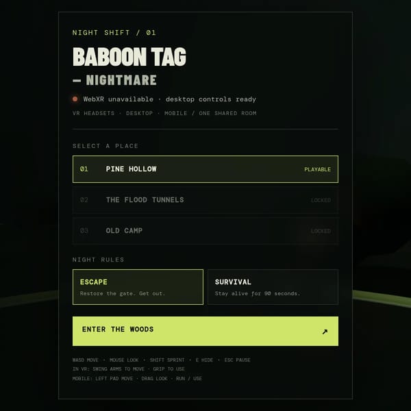 Baboon Tag