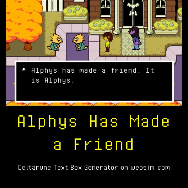 Deltarune Text Box Generator & Undertale Dialogue Maker