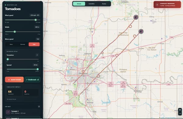 Realistic Tornado Path Simulator
