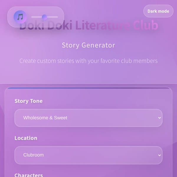 DDLC Story Generator
