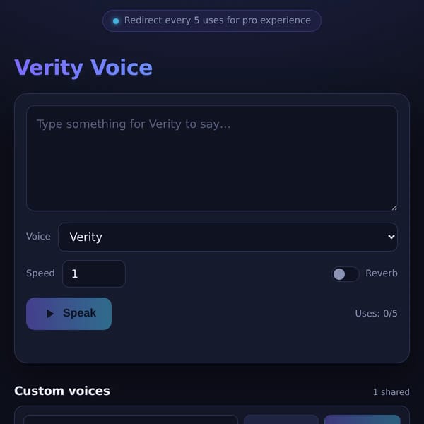 Verity Voice [SPECIAL EDITION]