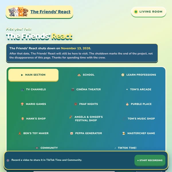 The Friends' React