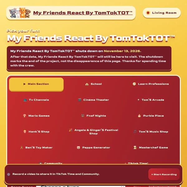 My Friends React By TomTokTOT™