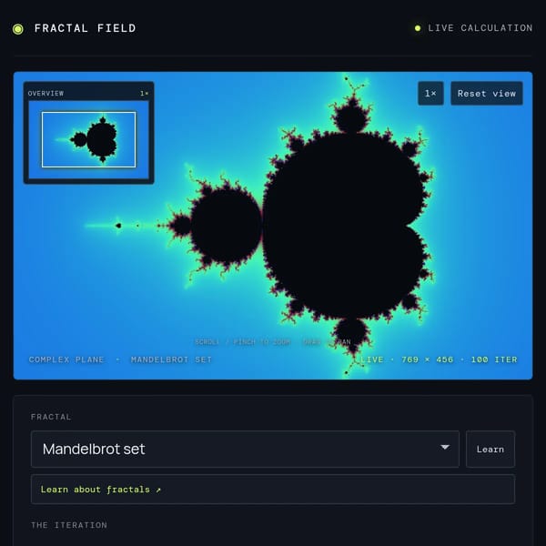 Fractal Field: Fractals Freely shown