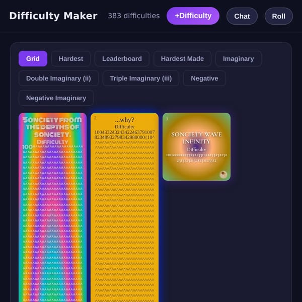 Difficulty Maker