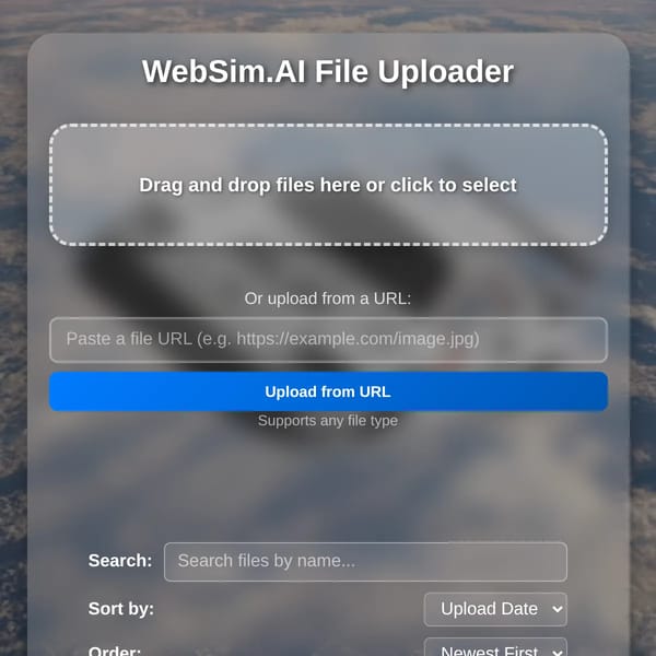 WebSim File Uploader