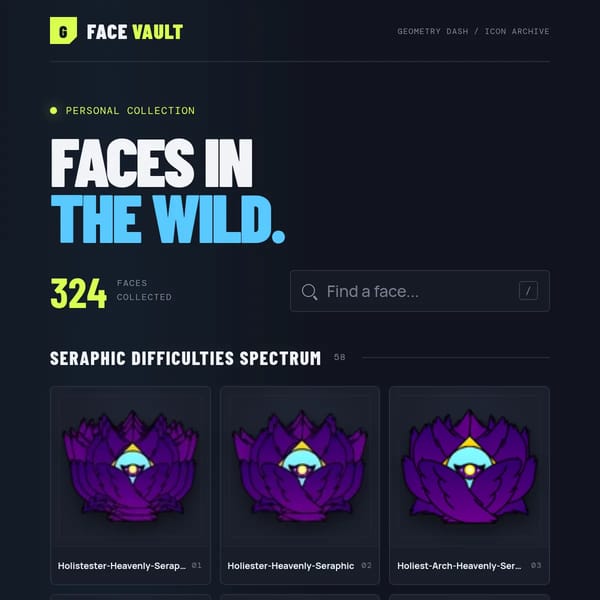My Geometry Faces Collection