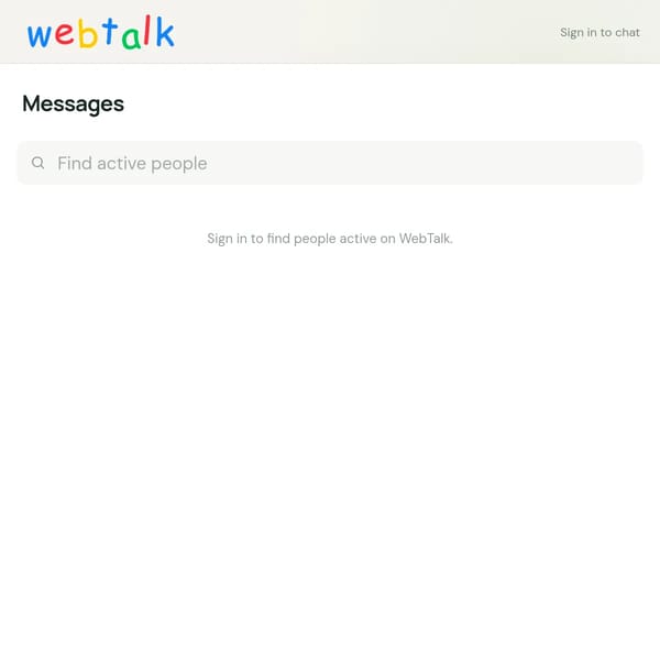 WebTalk